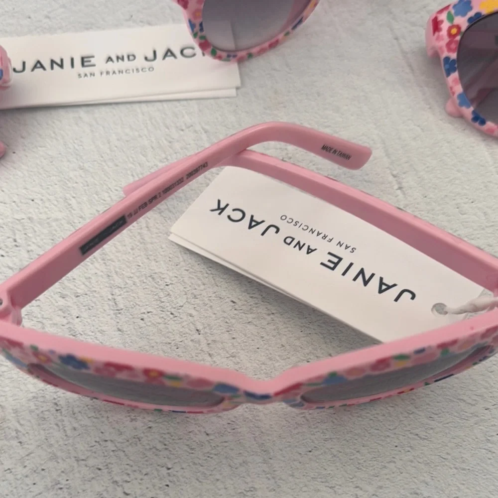 Janie and Jack Pink Floral Sunglasses